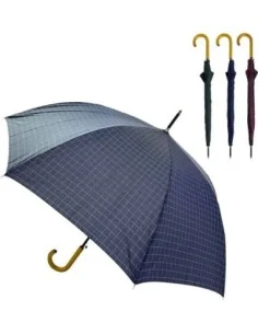 PARAGUAS AUTOM.ANTIVIENTO MANGO MAD.