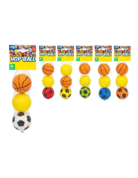 VERANO-SET 3 PELOTAS DEPORTE PLASTICO