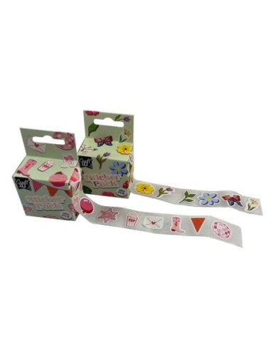 ADHES.STICKERS CRAFT ROLLO 120PZS.