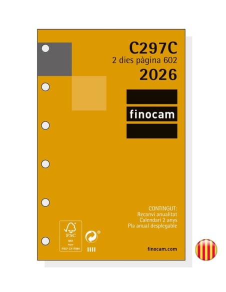 AG.FINOCAM 602 REC.ANUAL 2D/P CAT. 2026