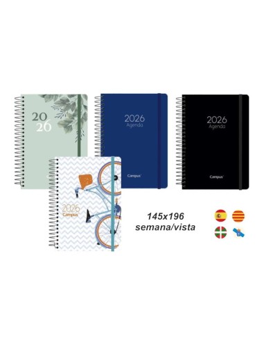 AGDA.CAMPUS ESPIR.GRAPHIC A5 S/V 2026