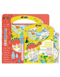 AVENIR-LIB.PINT.MAGIC WATER DINOSAURIOS