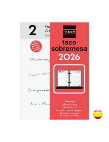 BLOC BUFFET SOBREMESA FINOCAM CAST.2026