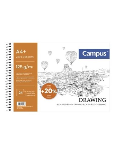 BL.DIBUJO CAMPUS A4+24H.MCPF.LISO 600656