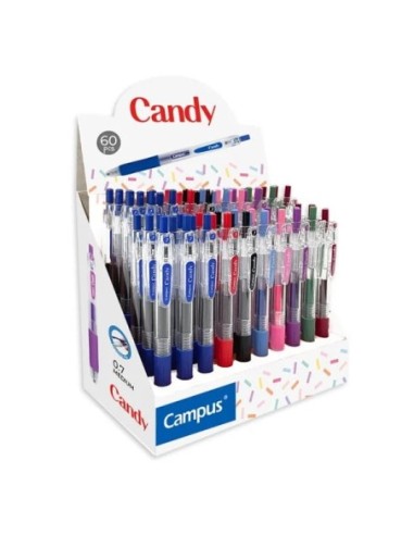 BOLIGRAFO CAMPUS CANDY GEL-EXP.60UN.-