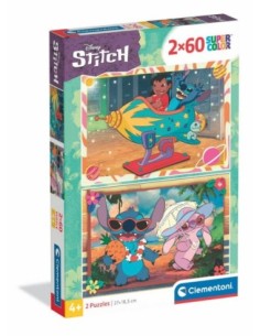 CLEMENT.-PZLE.2x60 DISNEY STITCH 24822