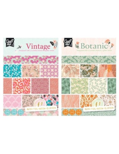 CRAFT-BLOC DISEÑO A4 24H.FOIL GLITTER