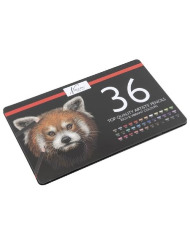 CRAFT-CAJA 36 LAP.COLORES METAL NASSAU