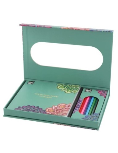 CRAFT-CAJA REGALO COLOREAR MANDALA