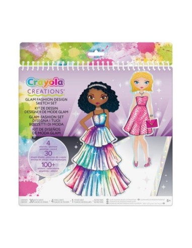 CRAYOLA-SUPERBLOC DISEÑOS GLAM 04-1270