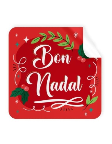 ETIQ.BON NADAL QUADR.VERMELL.47539 R.250