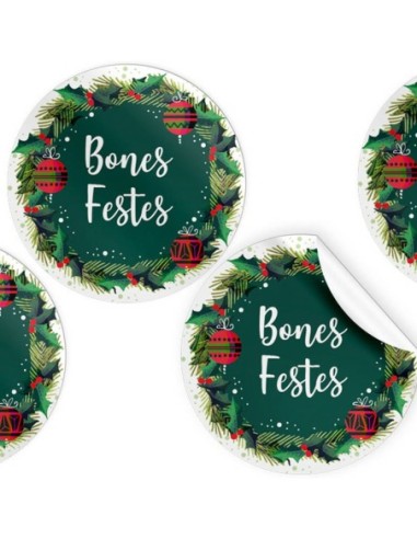 ETIQ.BONES FESTES VERDES CAT.48609 R.250