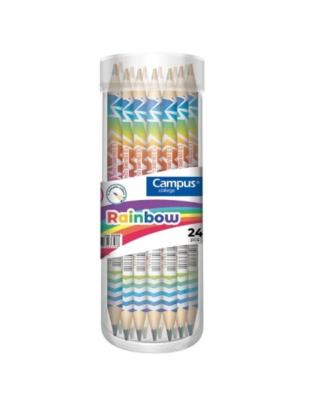 LAPIZ CAMPUS RAINBOW DOBL.PUNTA (EX.24)