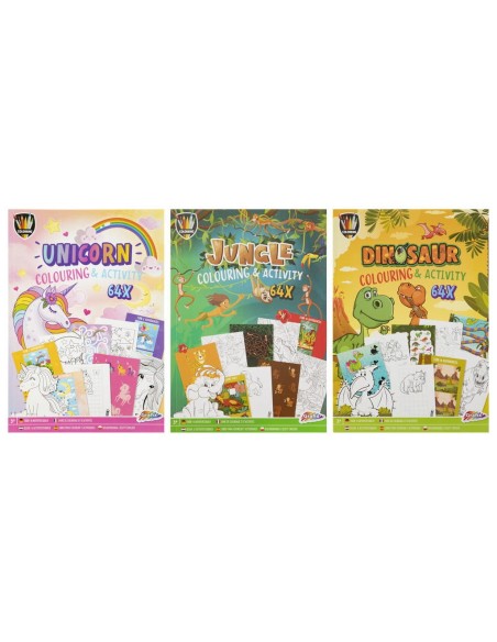LIB.PINTAR A4 COLOURING ACTIVIDADES