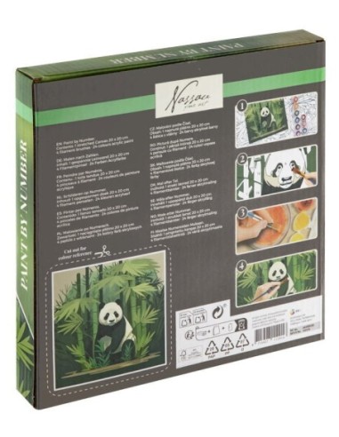 NASSAU-PINT.NUMER.20x20 25 PINT.PANDA