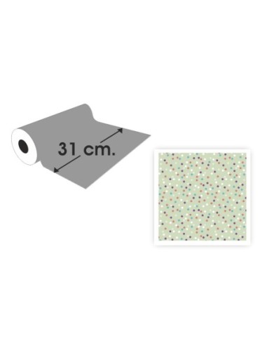 PAPEL REGALO ECON.BOBINA 31CM.(2KG.)1022