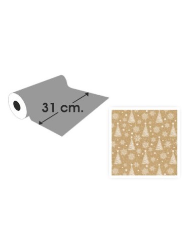 PAPEL REGALO ECON.NAVIDAD BOB.31CM. 5035