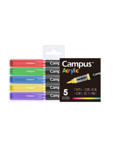 ROTUL.CAMPUS ACRYLIC BRUSH BASIC -EST.5-