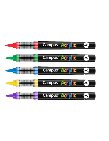 ROTUL.CAMPUS ACRYLIC BRUSH BASIC -EST.5-