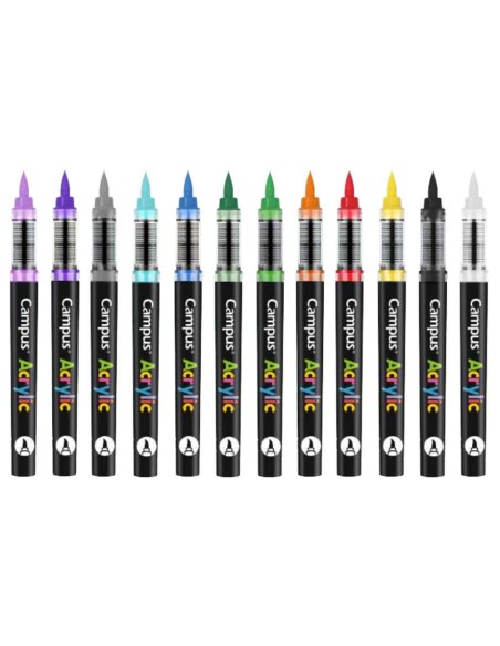 ROTUL.CAMPUS ACRYLIC BRUSH BASIC-EST.12-