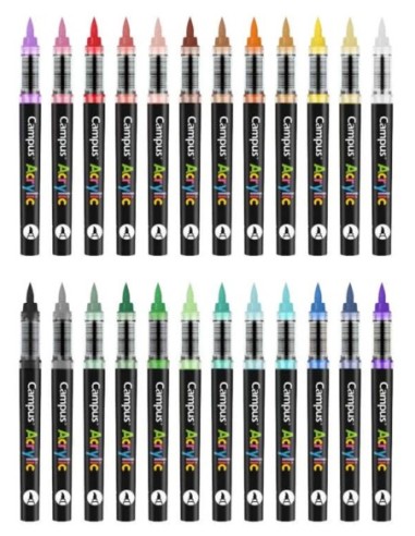 ROTUL.CAMPUS ACRYLIC BRUSH BASIC-EST.24-