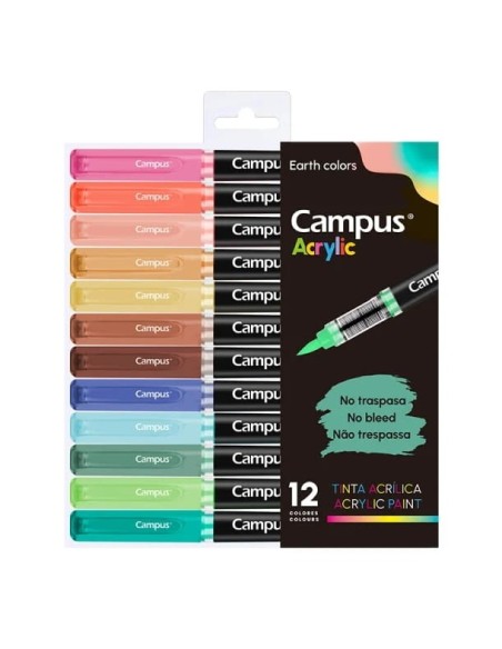 ROTUL.CAMPUS ACRYLIC BRUSH DARK -EST.12-