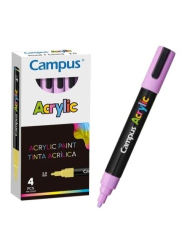 ROTUL.CAMPUS ACRYLIC LILA PASTEL -EST.4-