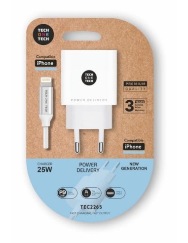 TFN-CARG.+CABLE T ONE ULTRP.25W.IPHONE