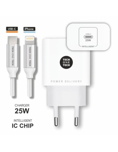 TFN-CARG.+CABLE T ONE ULTRP.25W.IPHONE