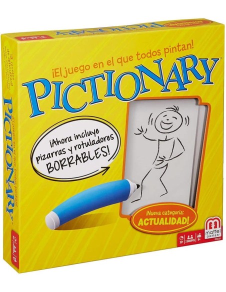 TOYS-JUEGO MATTEL PICTIONARY CLASIC