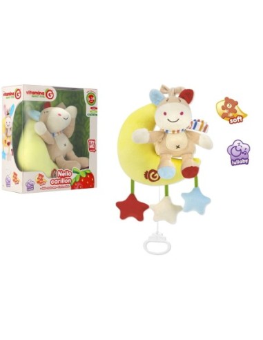 TOYS-MOVIL MUSICAL ANIMAL/LUNA VITAMINA