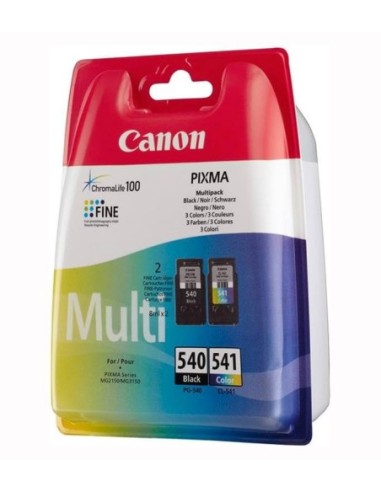 CARTUCHO CANON PG540+CL541 NEG+COL.PACK2