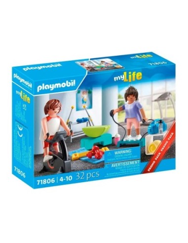 PLAYMOBIL-ENTRENAMIENTO FITNESS 71806