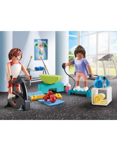 PLAYMOBIL-ENTRENAMIENTO FITNESS 71806