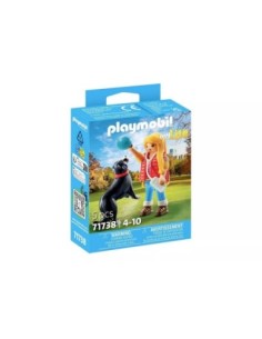 PLAYMOBIL-MUJER PERRO MONTAÑA 71738