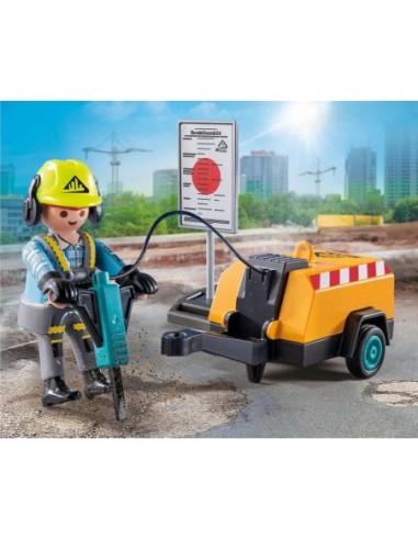 PLAYMOBIL-OBRERO MARTILLO 71752