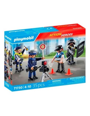PLAYMOBIL-SET FIGURAS POLICIA 71730