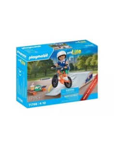 PLAYMOBIL-SNOWBOARDER RAMPA 71798