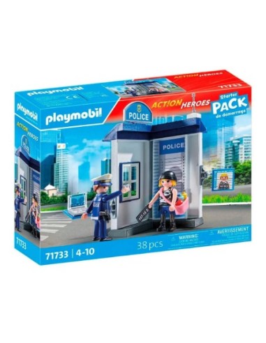 PLAYMOBIL-STARTER PACK CUARTEL POL.71733