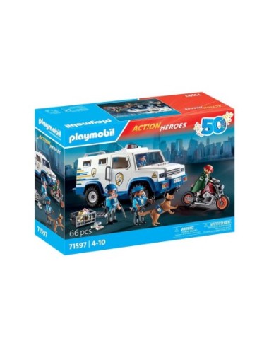 PLAYMOBIL-TRANSPORTADOR DE DINERO 71597