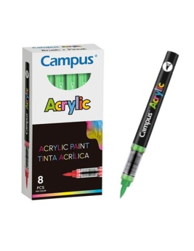 ROTUL.CAMPUS ACRYLIC BRUSH VDE.FLUO