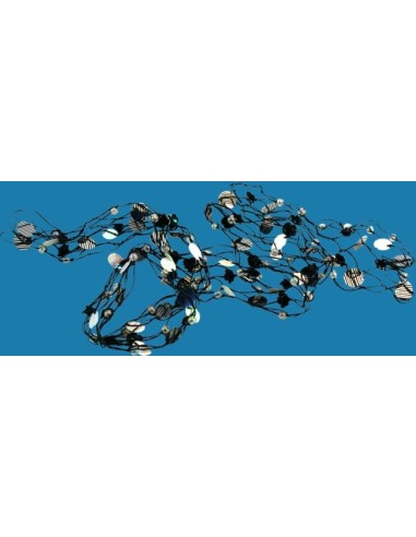 XMAS-GUIRNALDA DEC.BLACK 120CM.420243165