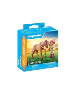 PLAYMOBIL DUO-NIÑA C/PONY 71887