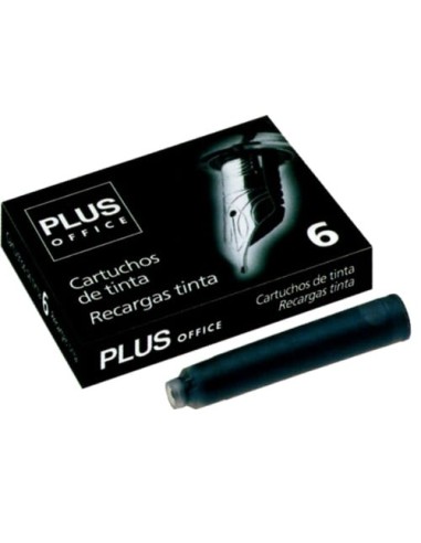 CARTUCHOS TINTA MAKRO NEGRO - CAJITA 6 U