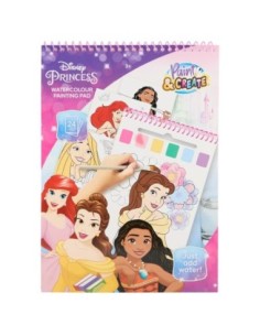 PRINCESAS-LIBRO DIBUJO ACUARELAS DP24355