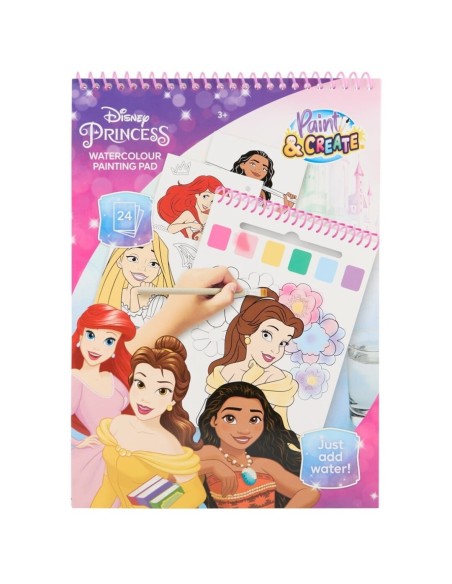 PRINCESAS-LIBRO DIBUJO ACUARELAS DP24355