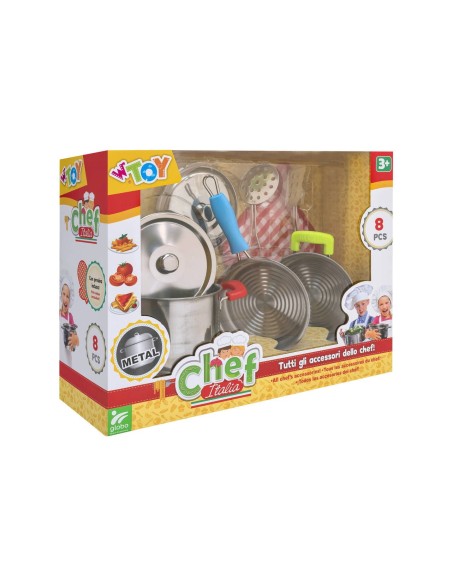 TOYS-CONJUNTO COCINA CHEF 8 PIEZAS 41726