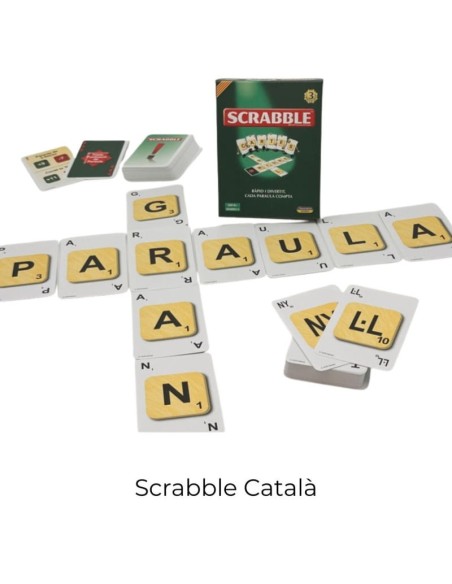 TOYS-JOC SCRABBLE CARTES CATALA 10601