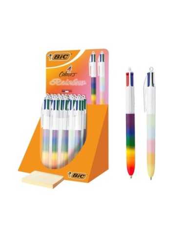 BOLIGRAFO BIC 4 COLORES RAINBOW (BOT.30)