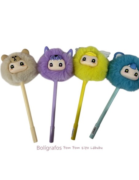 BOLIGRAFO POM POM FUZZY PARTY (EX.16)
